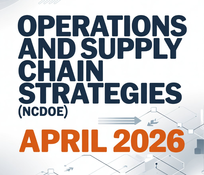 Operations and Supply Chain Strategies | NMIMS Assignment April 2026