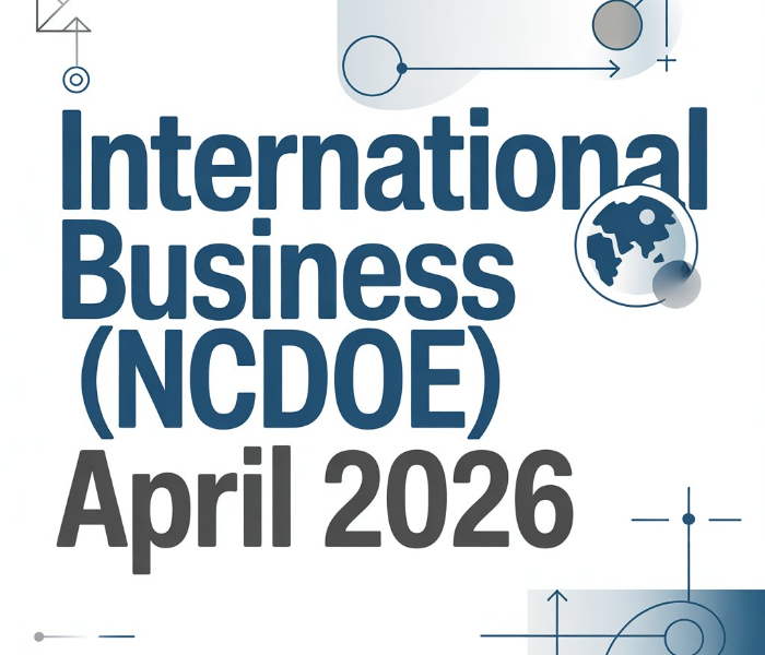 International Business | NMIMS Assignment April 2026