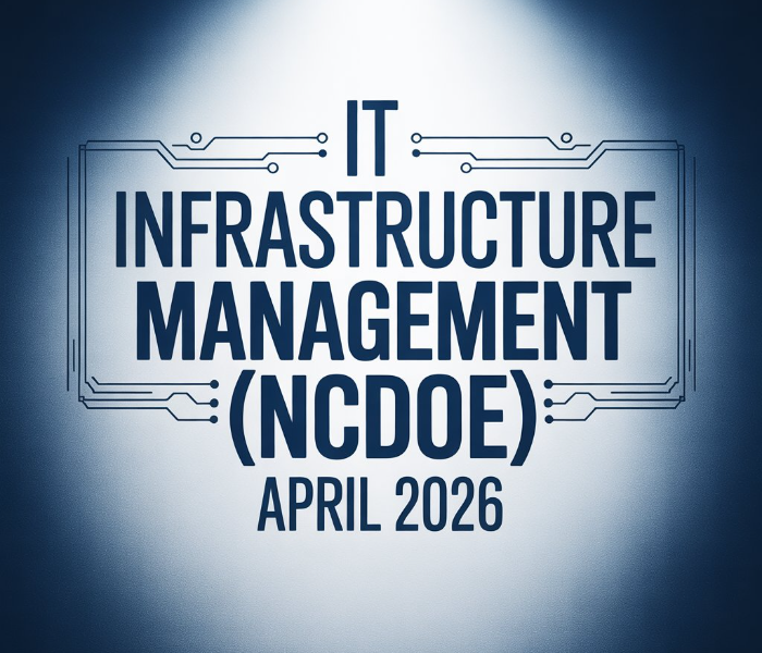 IT Infrastructure Management | NMIMS Assignment April 2026