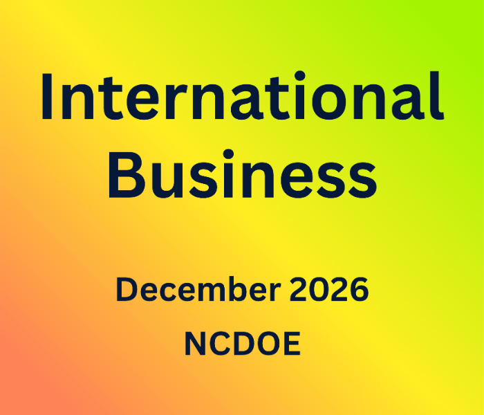 International Business | NMIMS Assignment Dec 2026