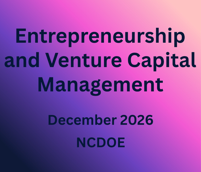 Entrepreneurship and Venture Capital Management | NMIMS Assignment ...