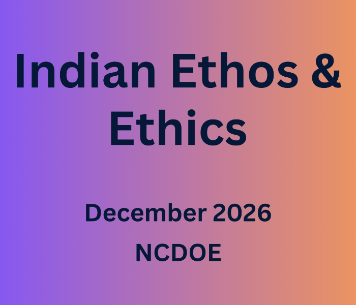 Indian Ethos & Ethics | NMIMS Assignment Dec 2026