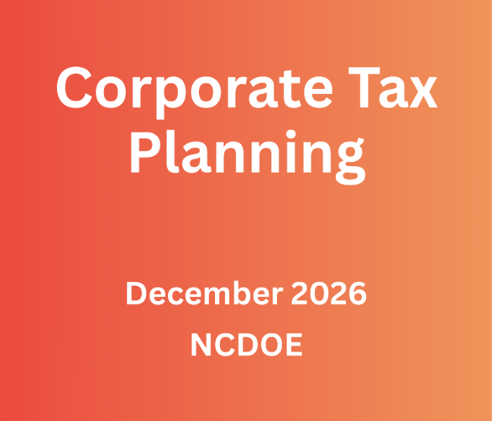 Corporate Tax Planning | NMIMS Assignment Dec 2026